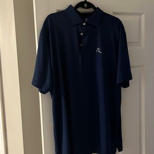 Rhoback Navy with White dog